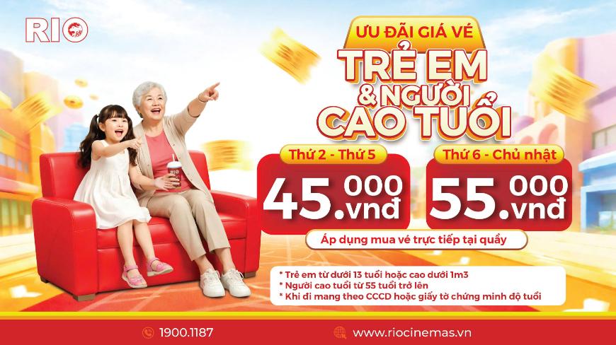ƯU ĐÃI GIÁ VÉ DÀNH CHO TRẺ EM & NGƯỜI CAO TUỔI